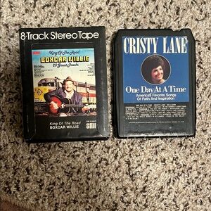 Christy Lane and Box Car Willie 8-Track Stereo Tape Collection